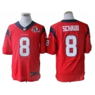 nike nfl jerseys houston texans #8 schaub red[Elite 10th patch]