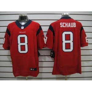 nike nfl jerseys houston texans #8 schaub red[Elite]