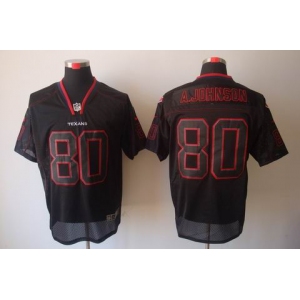 nike nfl jerseys houston texans #80 a.johnson black[Elite lights out]