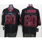 nike nfl jerseys houston texans #80 a.johnson black[Elite united sideline]