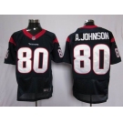 nike nfl jerseys houston texans #80 a.johnson blue[a.johnson][elite]