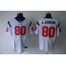 nike nfl jerseys houston texans #80 a.johnson white[a.johnson][elite]