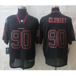 nike nfl jerseys houston texans #90 clowney black[Elite lights out][clowney]