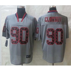 nike nfl jerseys houston texans #90 clowney grey[Elite drift fashion][clowney]