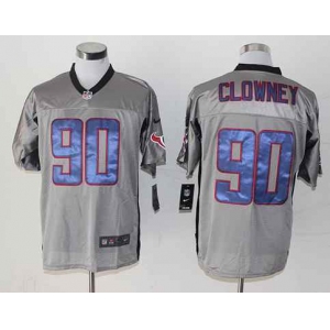 nike nfl jerseys houston texans #90 clowney grey[Elite shadow][clowney]