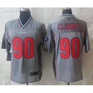 nike nfl jerseys houston texans #90 clowney grey[Elite vapor][clowney]