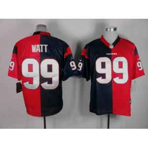 nike nfl jerseys houston texans #99 watt blue-red[Elite split]