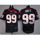 nike nfl jerseys houston texans #99 watt blue[10th patch elite]