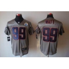 nike nfl jerseys houston texans #99 watt grey[Elite shadow 50th Patch]