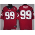 nike nfl jerseys houston texans #99 watt red[10th patch elite]