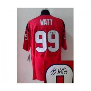 nike nfl jerseys houston texans #99 watt red[Elite signature]