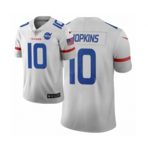 Men Houston Texans #10 DeAndre Hopkins White Vapor Limited City Edition Jersey