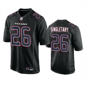 Men Houston Texans #26 Devin Singletary Black Fashion Vapor Untouchable Limited Stitched Football Jersey