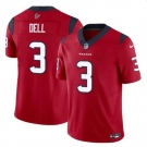 Men Houston Texans #3 Tank Dell Red 2023 F U S E Vapor Untouchable Stitched Football Jersey