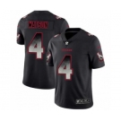 Men Houston Texans #4 Deshaun Watson Black Smoke Fashion Limited Jersey