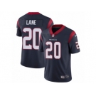 Men Nike Houston Texans #20 Jeremy Lane Navy Blue Team Color Vapor Untouchable Limited Player NFL Jersey