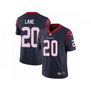 Men Nike Houston Texans #20 Jeremy Lane Navy Blue Team Color Vapor Untouchable Limited Player NFL Jersey