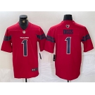 Men's Houston Texans #1 Stefon Diggs Red Vapor Untouchable Stitched Football Jersey