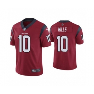 Men's Houston Texans #10 Davis Mills Red Vapor Untouchable Limited Stitched Jersey