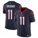 Men's Houston Texans #11 Jeff Okudah Navy Vapor Untouchable Football Stitched Jersey