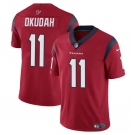 Men's Houston Texans #11 Jeff Okudah Red Vapor Untouchable Football Stitched Jersey