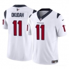 Men's Houston Texans #11 Jeff Okudah White 2024 F.U.S.E. Vapor Untouchable Football Stitched Jersey