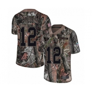 Men's Houston Texans #12 Kenny Stills Limited Camo Rush Realtree Football Jersey