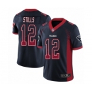 Men's Houston Texans #12 Kenny Stills Limited Navy Blue Rush Drift Fashion Football Jersey