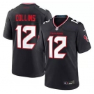 Men's Houston Texans #12 Nico Collins Navy Stitched Game Jersey