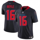 Men's Houston Texans #16 Tim Boyle Navy 2024 2nd Alternate F.U.S.E Vapor Stitched Jersey