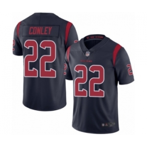 Men's Houston Texans #22 Gareon Conley Limited Navy Blue Rush Vapor Untouchable Football Jersey