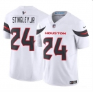 Men's Houston Texans #24 Derek Stingley Jr. White 2024 Vapor F.U.S.E. Limited Football Stitched Jersey