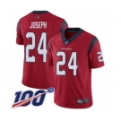 Men's Houston Texans #24 Johnathan Joseph Red Alternate Vapor Untouchable Limited Player 100th Season Football Jersey