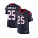 Men's Houston Texans #25 Duke Johnson Jr Navy Blue Team Color Vapor Untouchable Limited Player Football Jersey