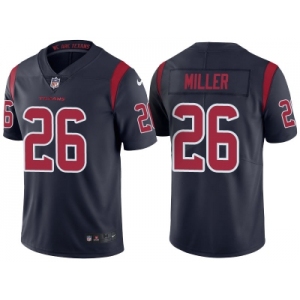 Men's Houston Texans #26 Lamar Miller Navy Color Rush Limited Jersey