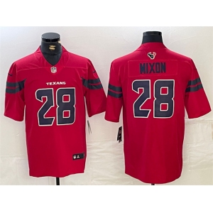 Men's Houston Texans #28 Joe Mixon Red Vapor Untouchable Stitched Football Jersey