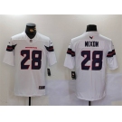 Men's Houston Texans #28 Joe Mixon White Vapor Untouchable Stitched Football Jersey