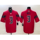 Men's Houston Texans #3 Tank Dell Red Vapor Untouchable Stitched Football Jersey