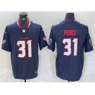 Men's Houston Texans #31 Dameon Pierce Navy F.U.S.E. Vapor Limited Football Stitched Jersey