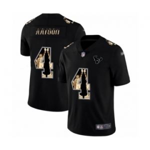 Men's Houston Texans #4 Deshaun Watson Limited Black Statue of Liberty Football Jersey