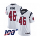 Men's Houston Texans #46 Jon Weeks White Vapor Untouchable Limited Player 100th Season Football Jersey