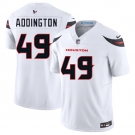 Men's Houston Texans #49 Tucker Addington White 2025 F.U.S.E. Vapor Limited Football Stitched Jersey