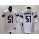 Men's Houston Texans #51 Will Anderson Jr. White Vapor Untouchable Football Stitched Jersey