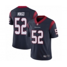 Men's Houston Texans #52 Barkevious Mingo Navy Blue Team Color Vapor Untouchable Limited Player Football Jersey