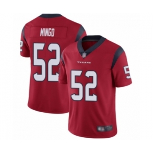 Men's Houston Texans #52 Barkevious Mingo Red Alternate Vapor Untouchable Limited Player Football Jersey