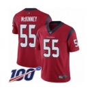 Men's Houston Texans #55 Benardrick McKinney Red Alternate Vapor Untouchable Limited Player 100th Season Football Jersey