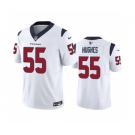 Men's Houston Texans #55 Jerry Hughes White 2023 F.U.S.E Vapor Untouchable Stitched Football Jersey