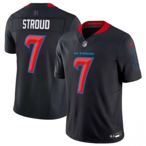 Men's Houston Texans #7 C.J. Stroud Navy 2024 2nd Alternate F.U.S.E Vapor Football Stitched Jersey