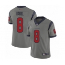 Men's Houston Texans #8 Trevor Daniel Limited Gray Inverted Legend Football Jersey