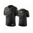 Men's Houston Texans #99 J.J. Watt Limited Black Golden Edition Football Jersey